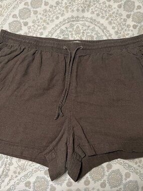 H&M Linen Blend Shorts